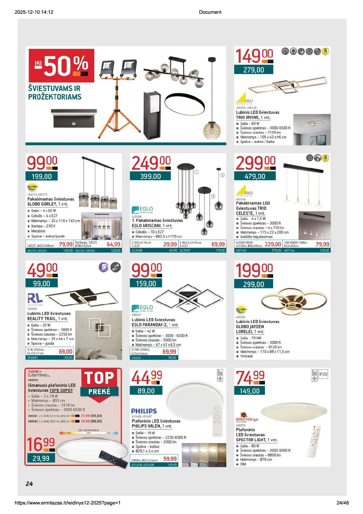 Ermitažo akcijų leidinys nr. 12 – 24 psl.