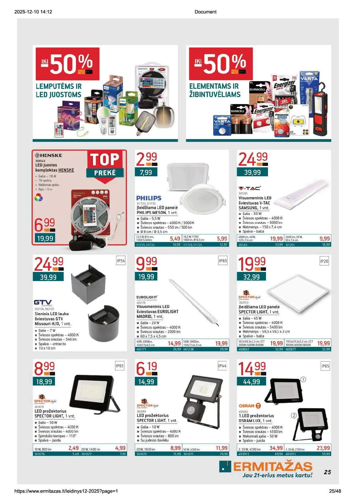 Ermitažo akcijų leidinys nr. 12 – 25 psl.