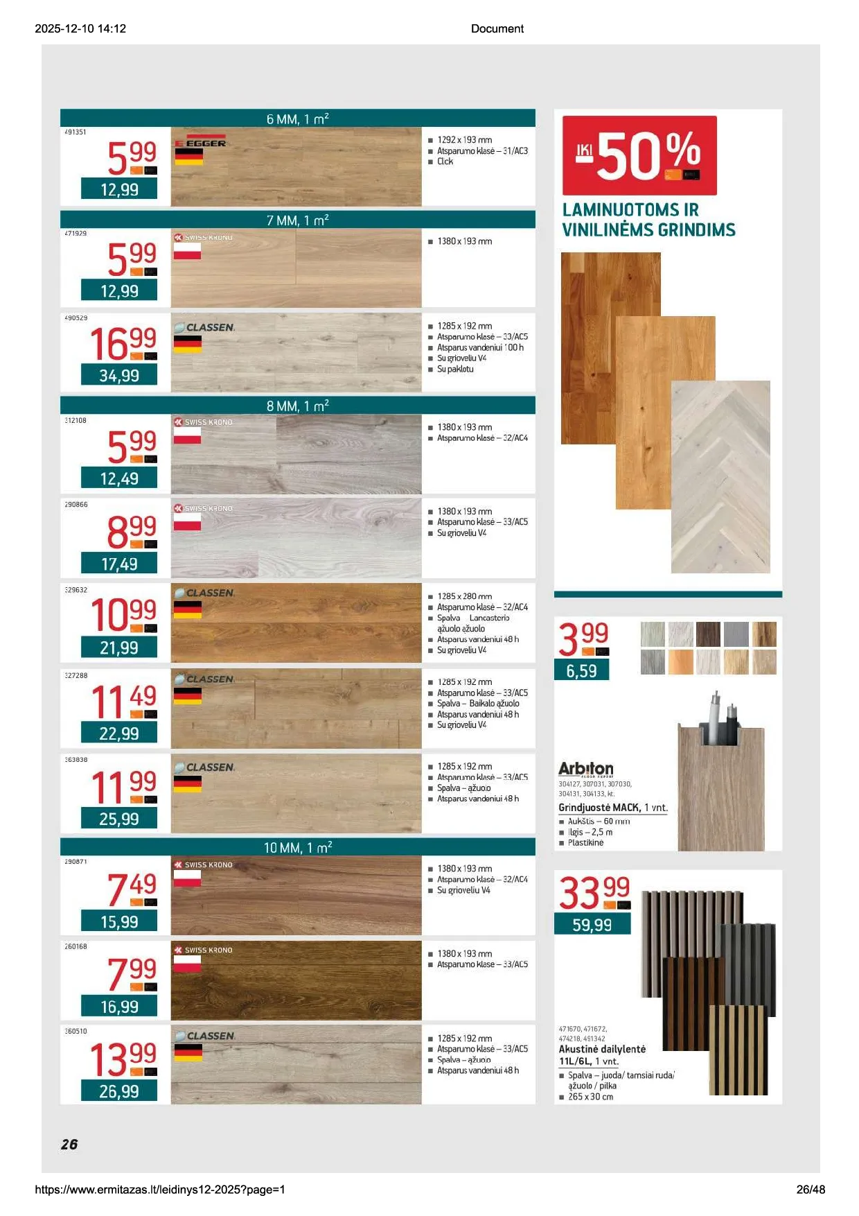 Ermitažo akcijų leidinys nr. 12 – 26 psl.