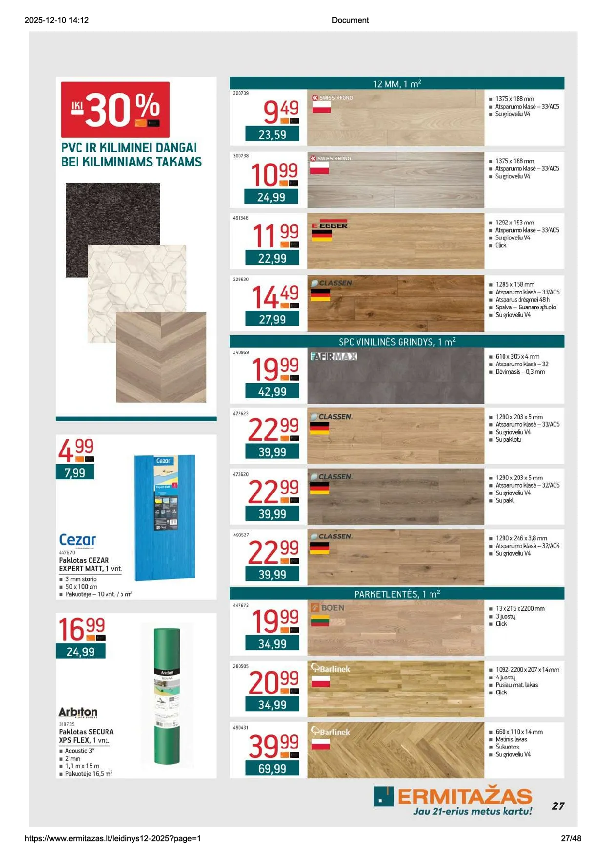 Ermitažo akcijų leidinys nr. 12 – 27 psl.