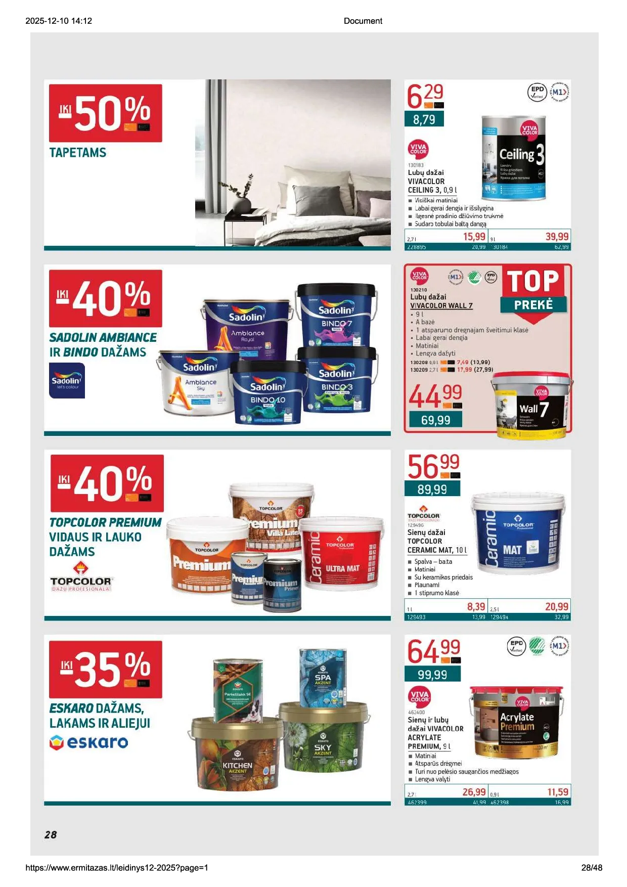 Ermitažo akcijų leidinys nr. 12 – 28 psl.