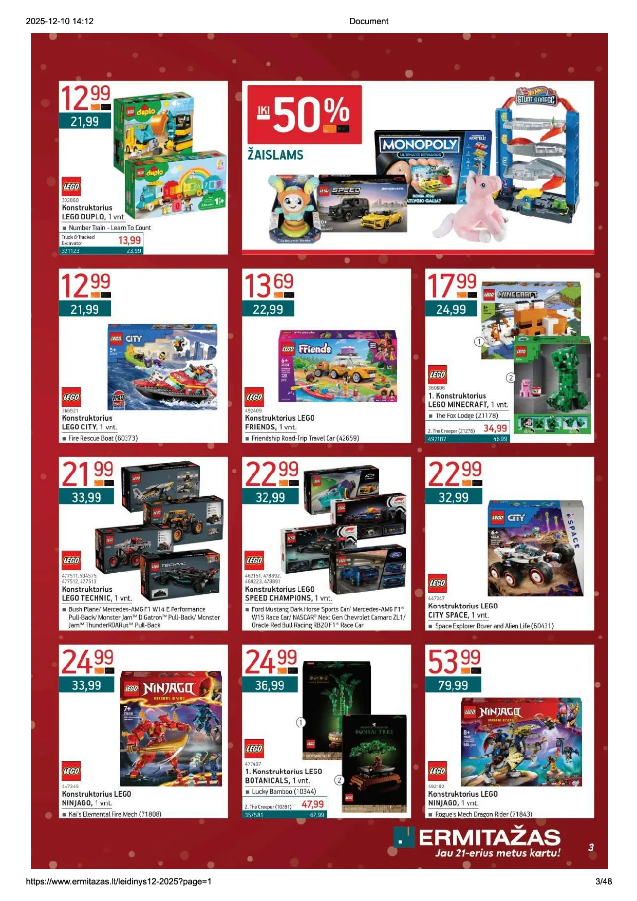 Ermitažo akcijų leidinys nr. 12 – 3 psl.