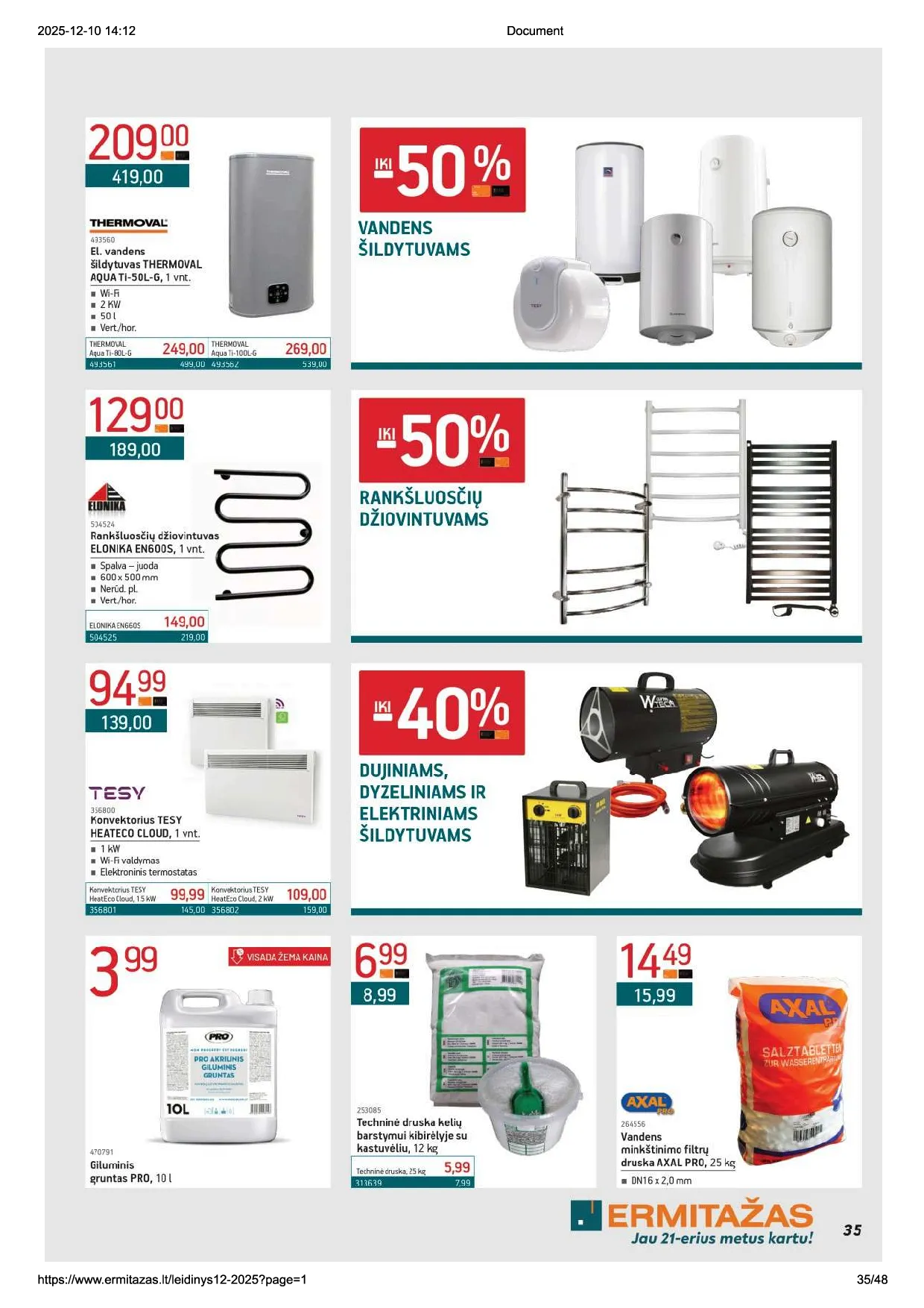 Ermitažo akcijų leidinys nr. 12 – 35 psl.