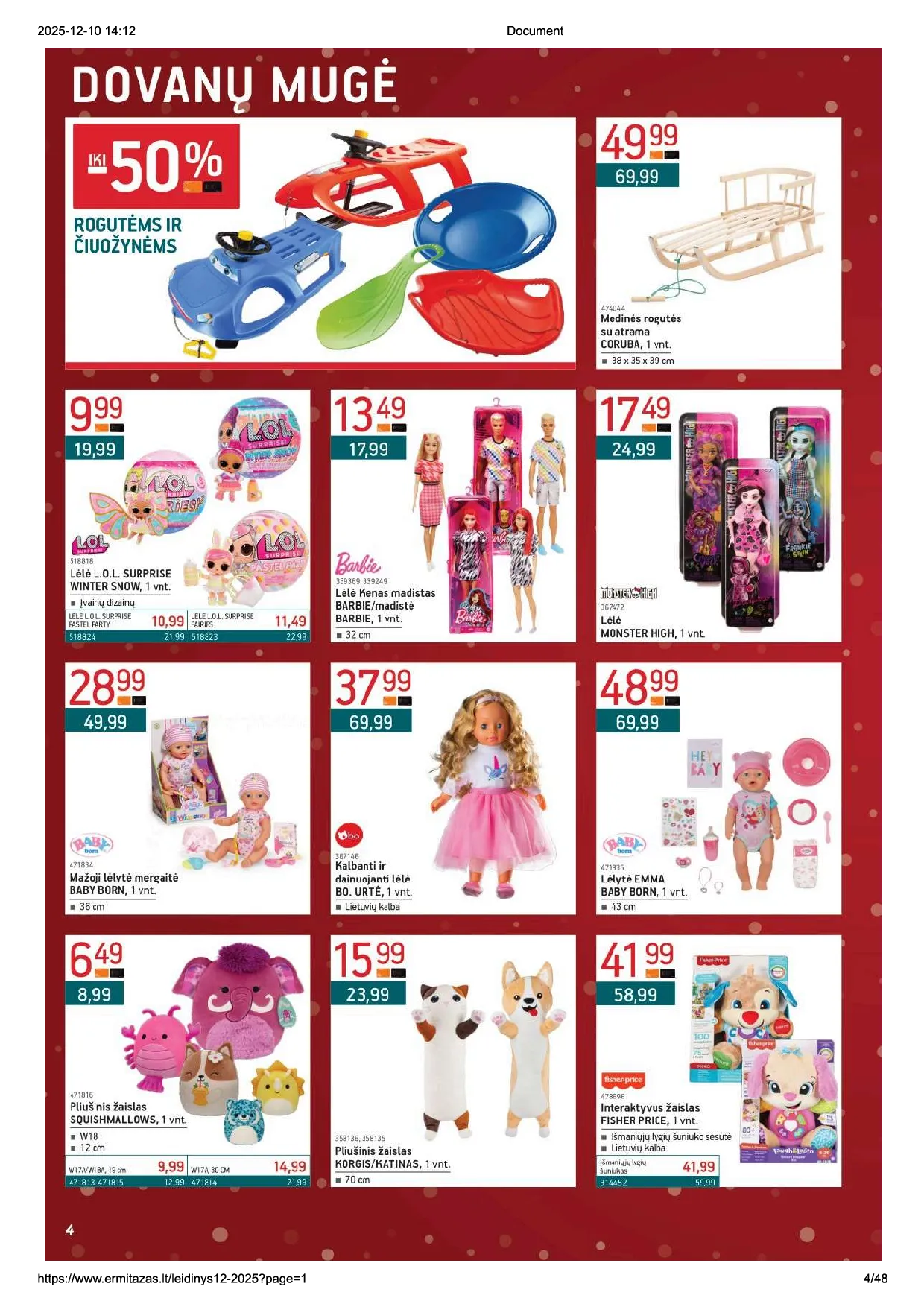 Ermitažo akcijų leidinys nr. 12 – 4 psl.