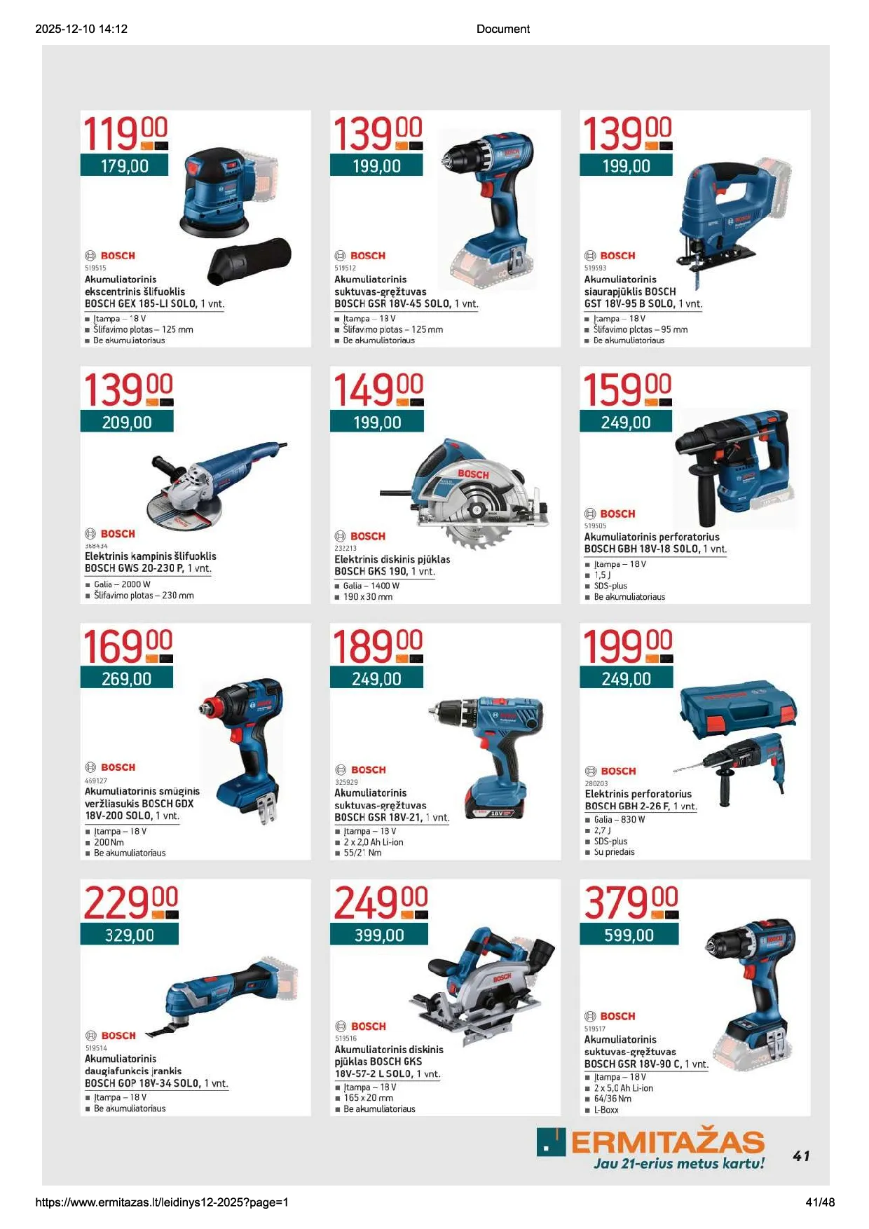 Ermitažo akcijų leidinys nr. 12 – 41 psl.