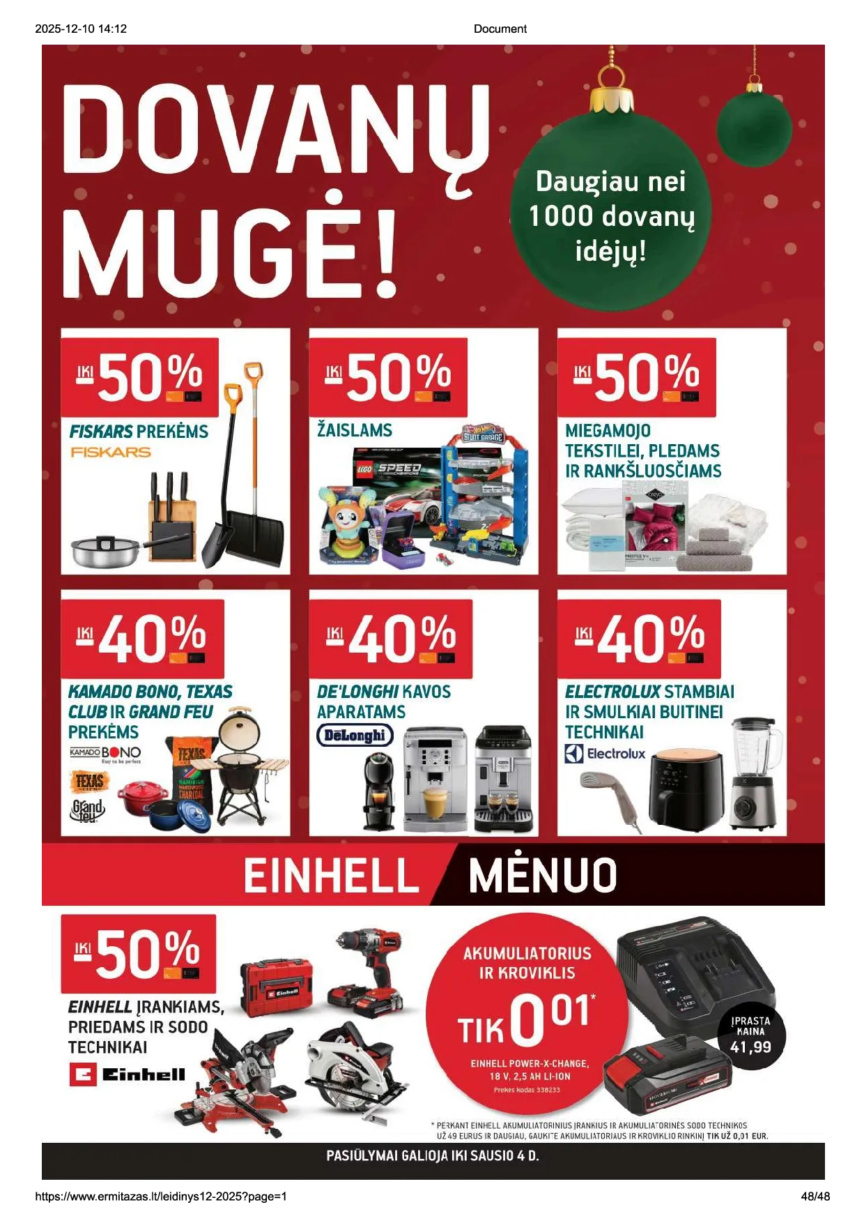 Ermitažo akcijų leidinys nr. 12 – 48 psl.