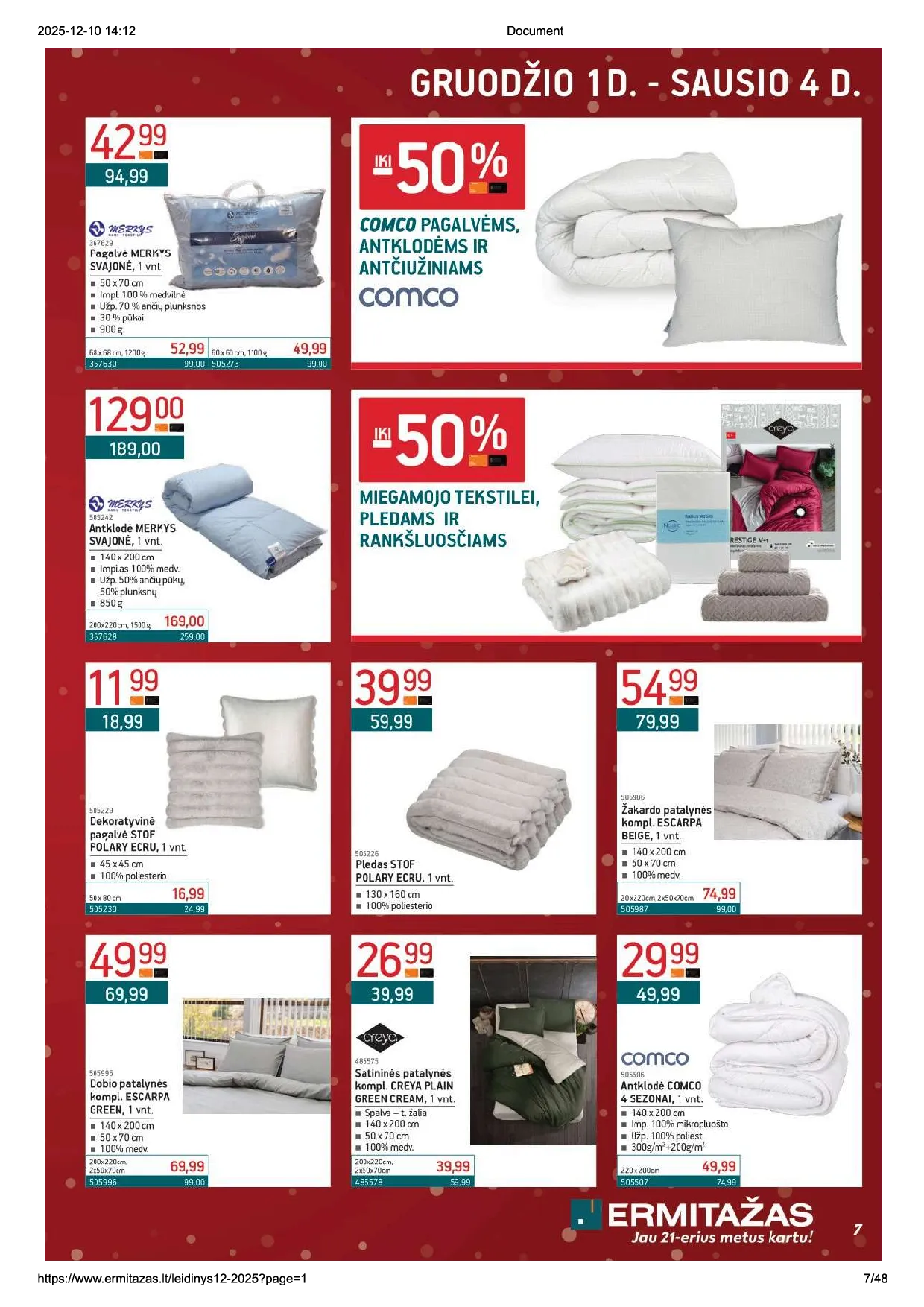 Ermitažo akcijų leidinys nr. 12 – 7 psl.