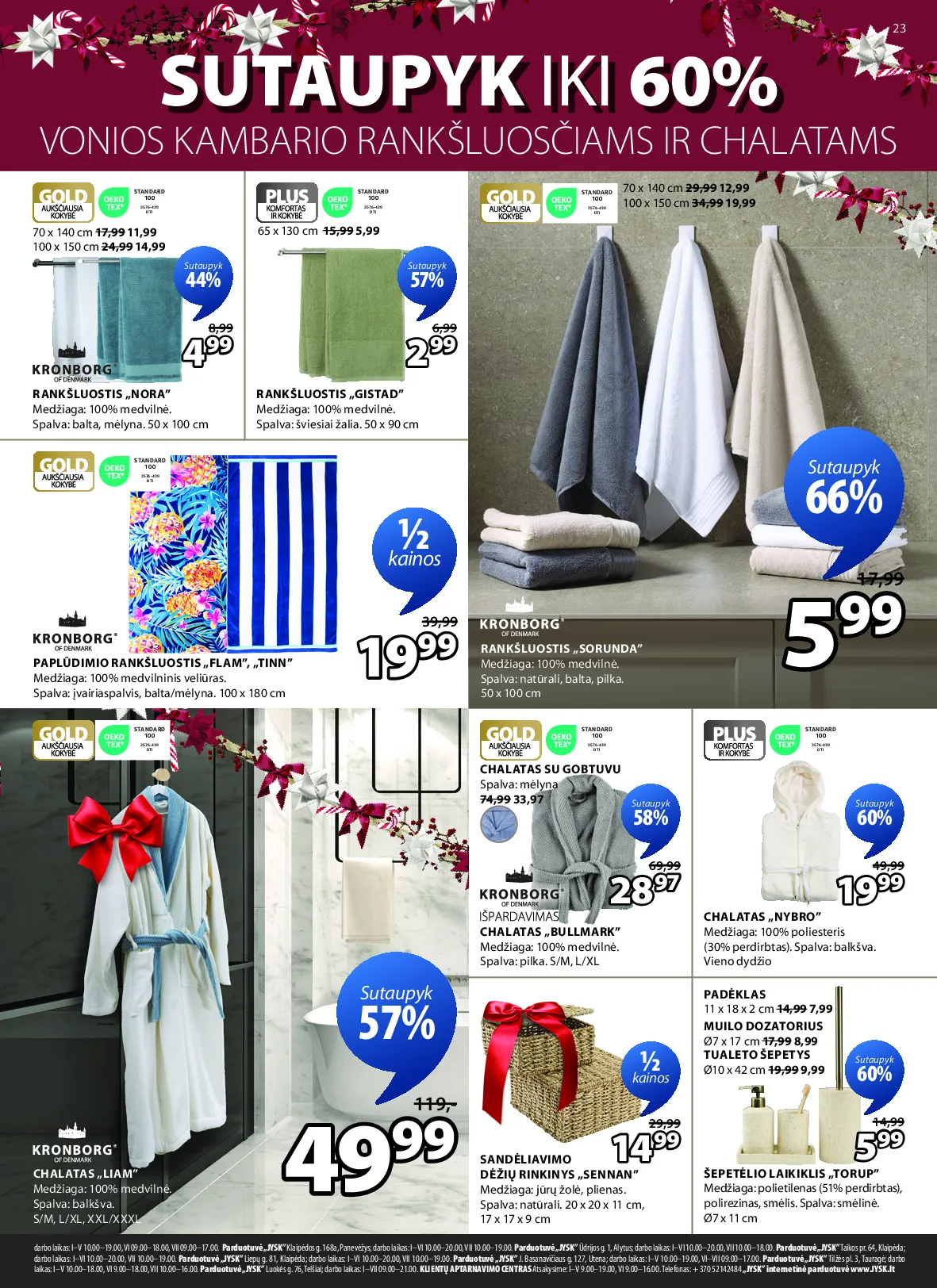 Jysk akcijų leidinys – 24 psl.