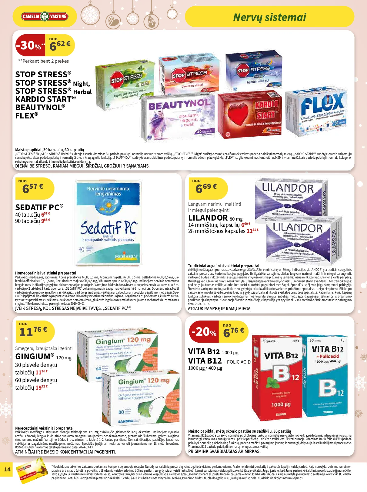 Camelia akcijų leidinys – 14 psl.