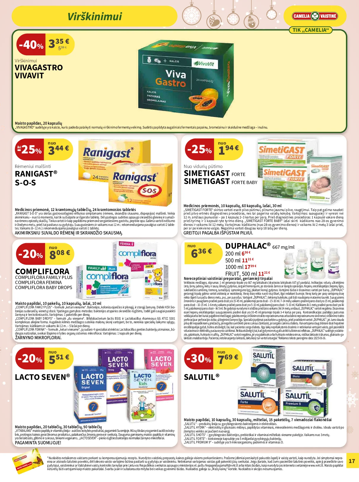 Camelia akcijų leidinys – 17 psl.