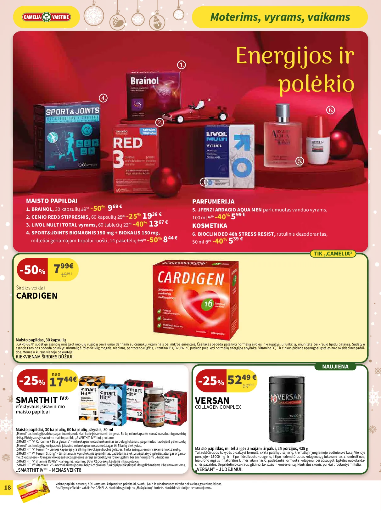 Camelia akcijų leidinys – 18 psl.