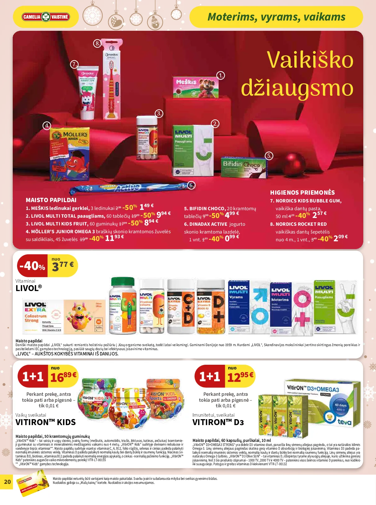 Camelia akcijų leidinys – 20 psl.