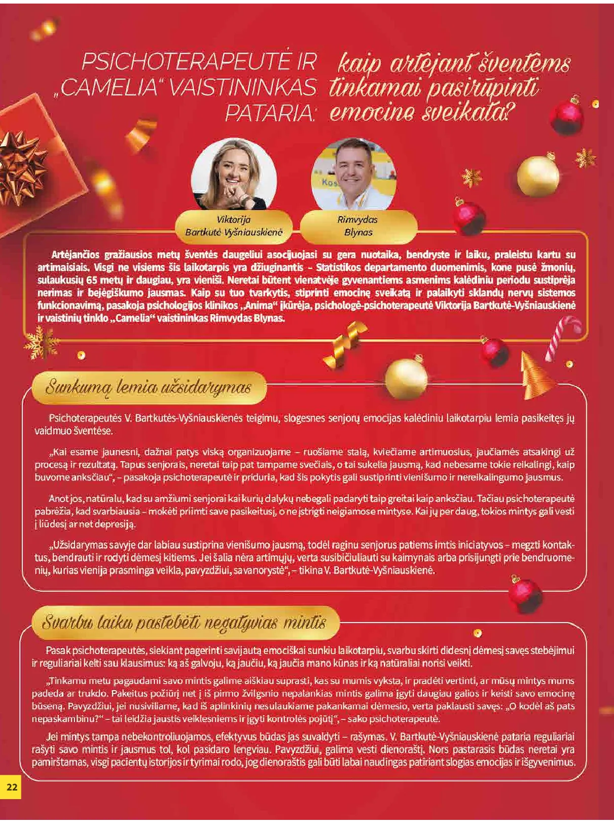 Camelia akcijų leidinys – 22 psl.