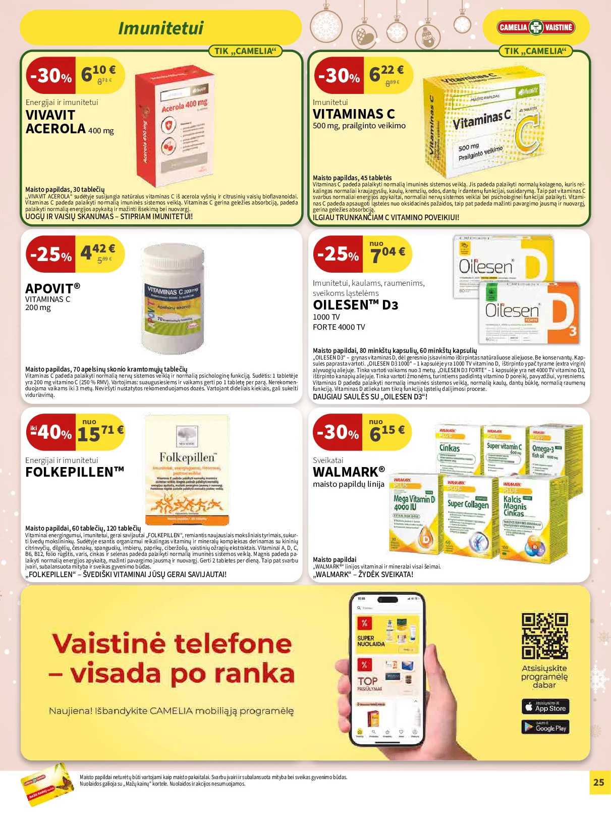 Camelia akcijų leidinys – 25 psl.