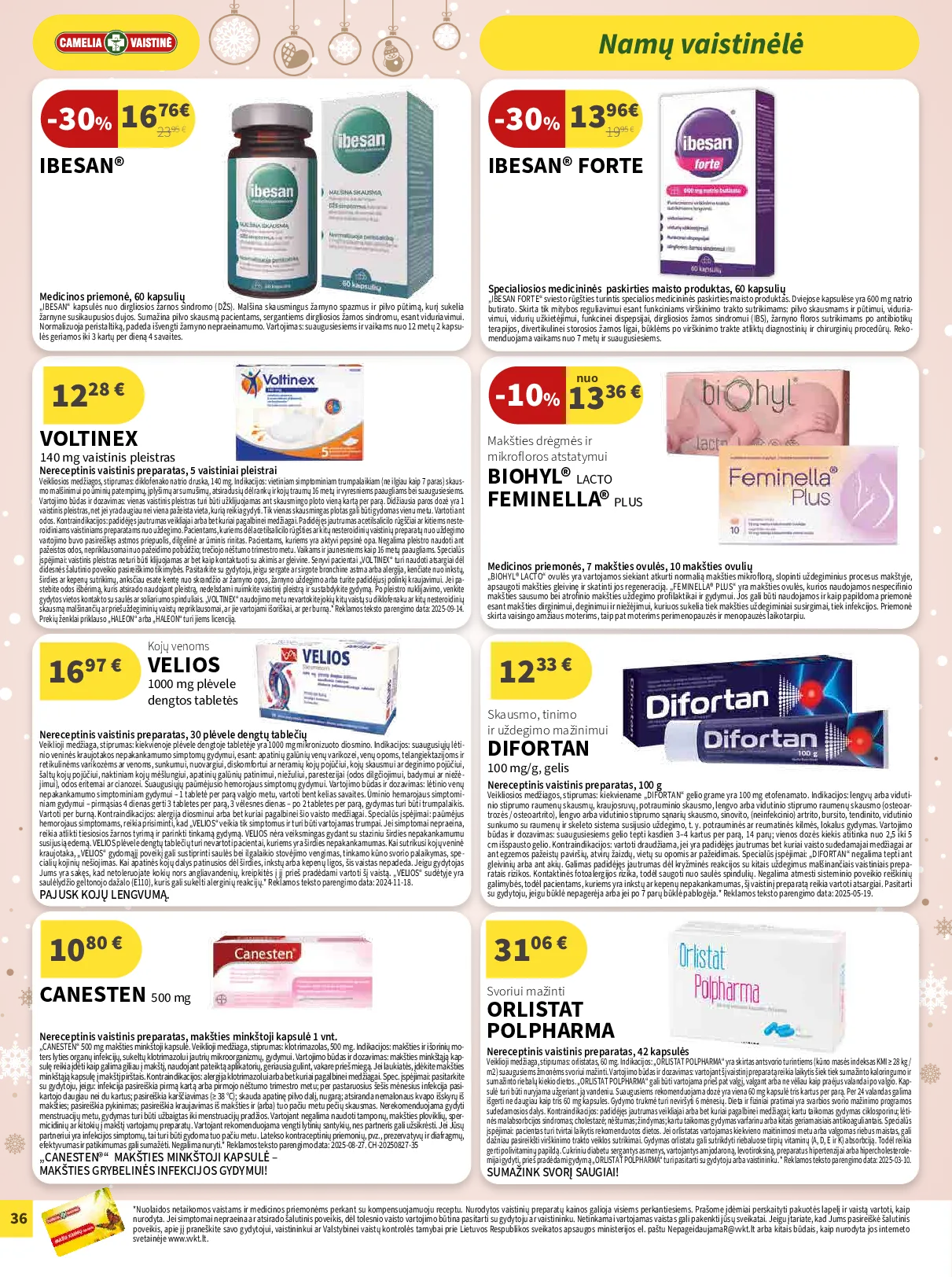 Camelia akcijų leidinys – 36 psl.