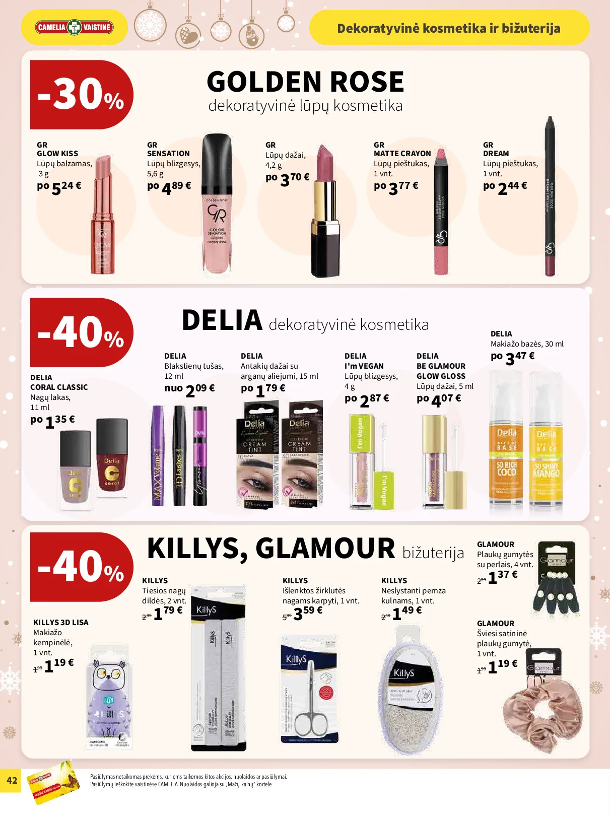 Camelia akcijų leidinys – 42 psl.