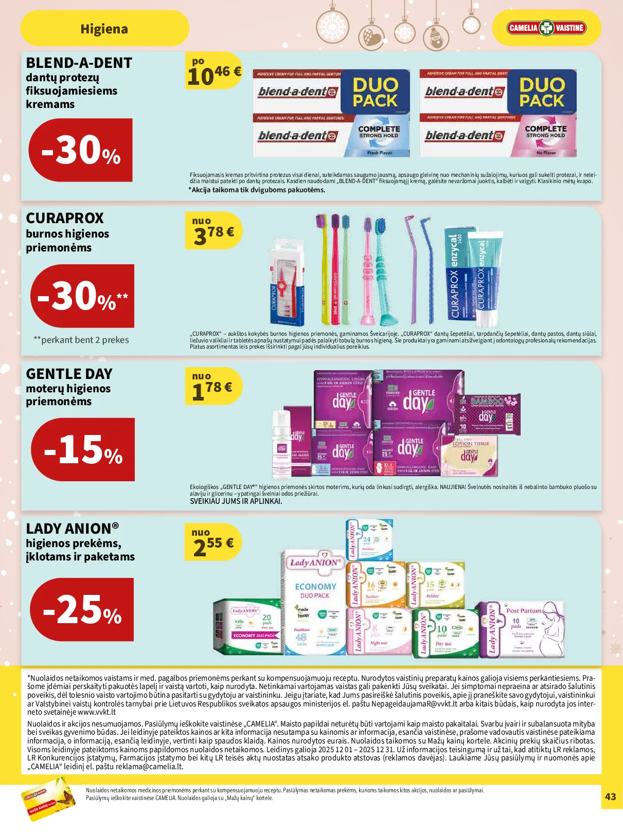 Camelia akcijų leidinys – 43 psl.