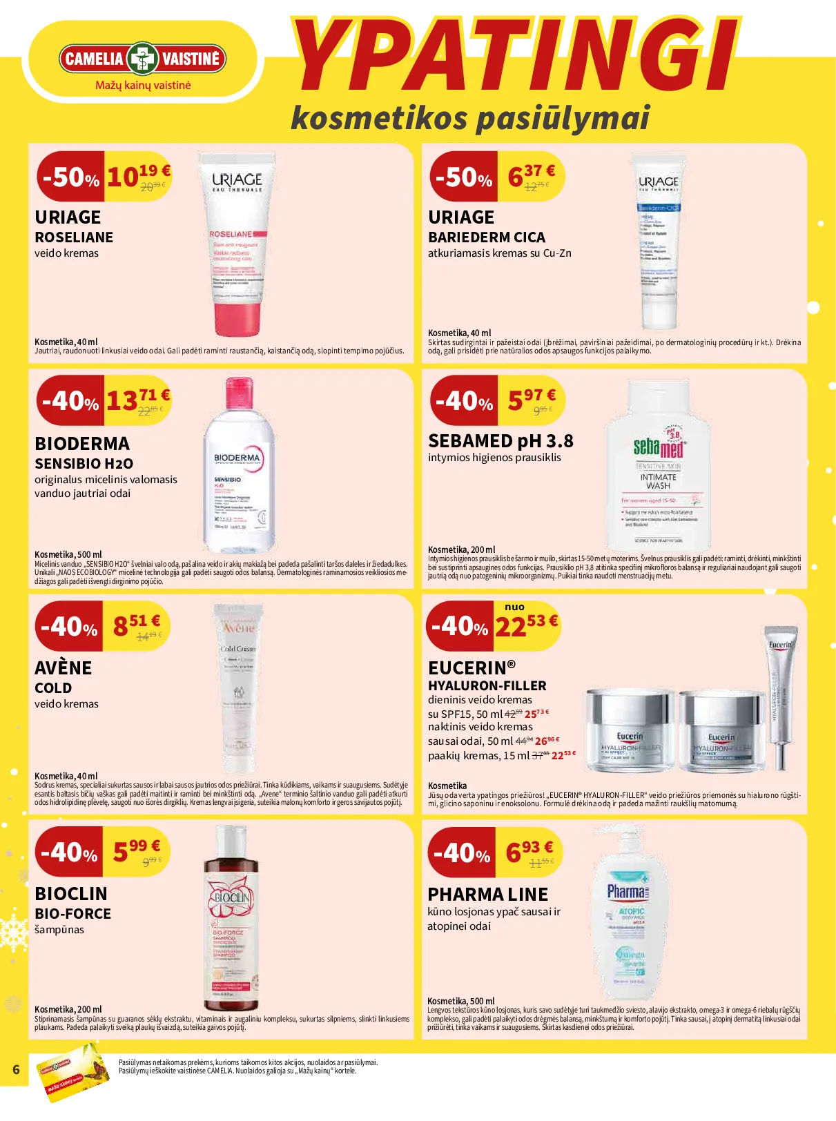 Camelia akcijų leidinys – 6 psl.