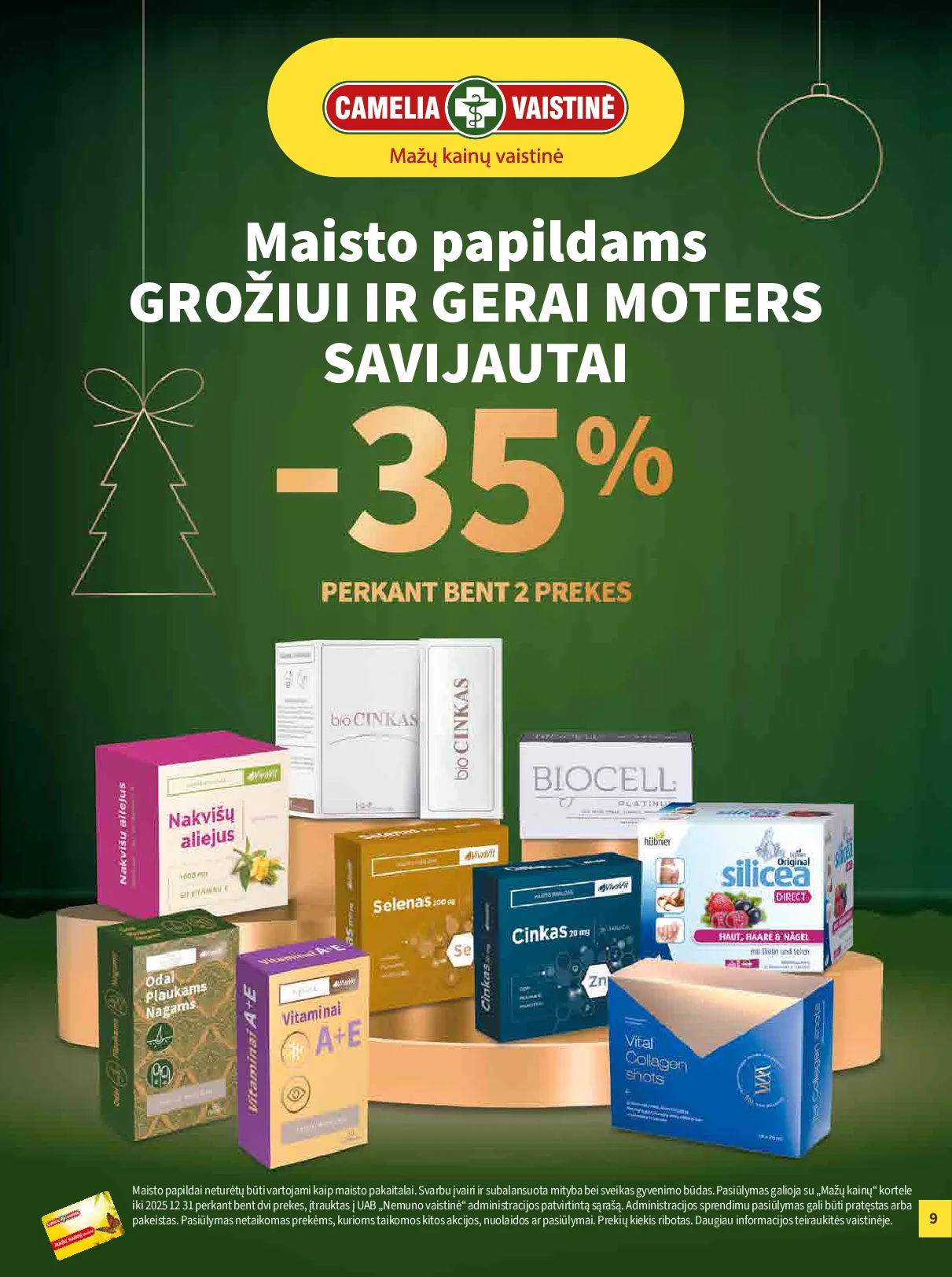 Camelia akcijų leidinys – 9 psl.