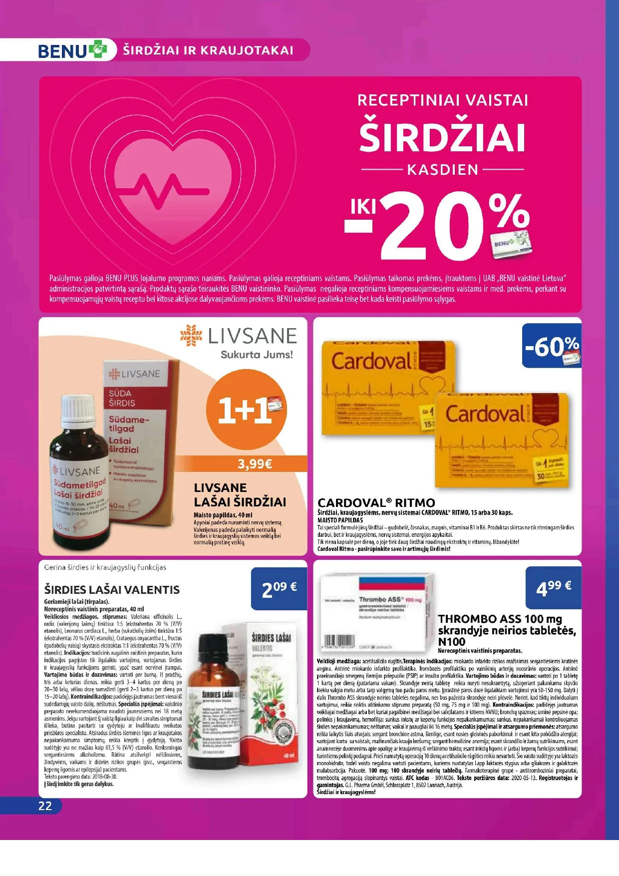 Benu vaistinės akcijų leidinys – 22 psl.