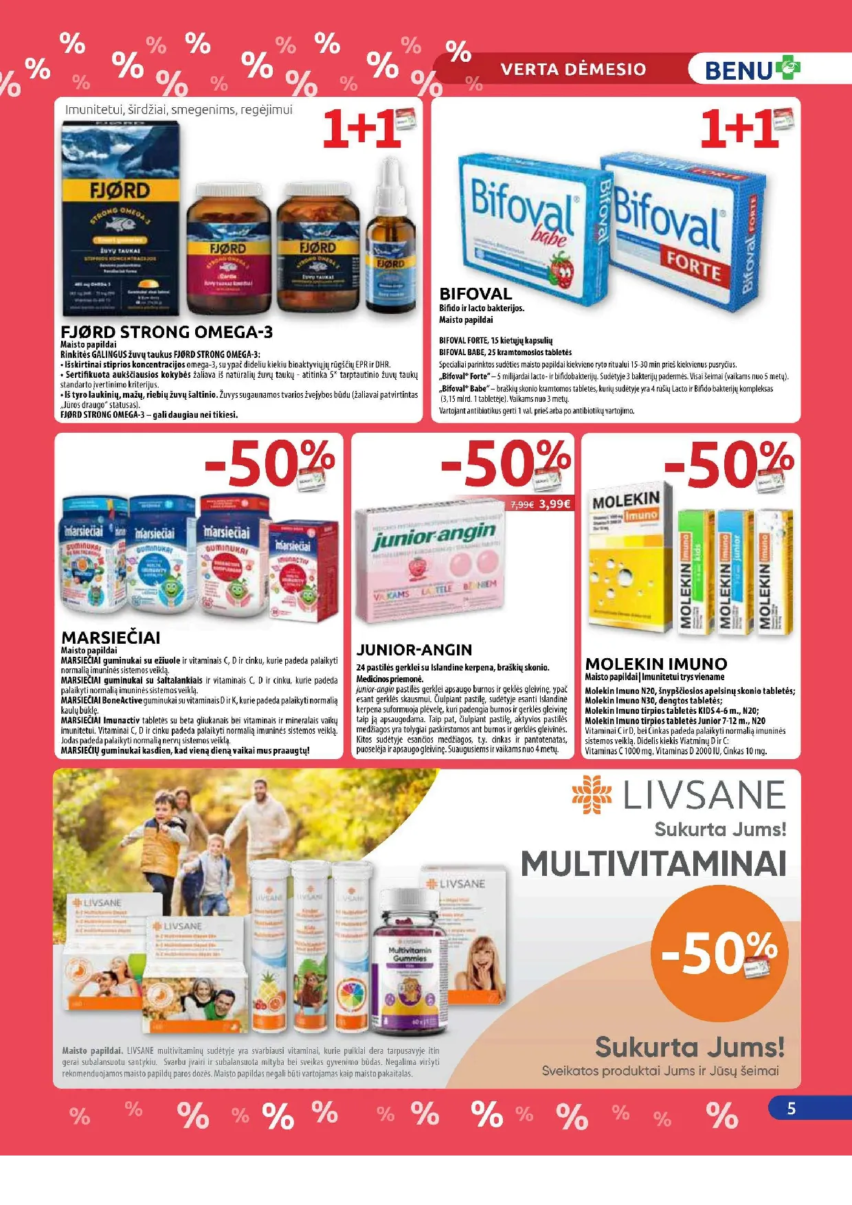 Benu vaistinės akcijų leidinys – 5 psl.