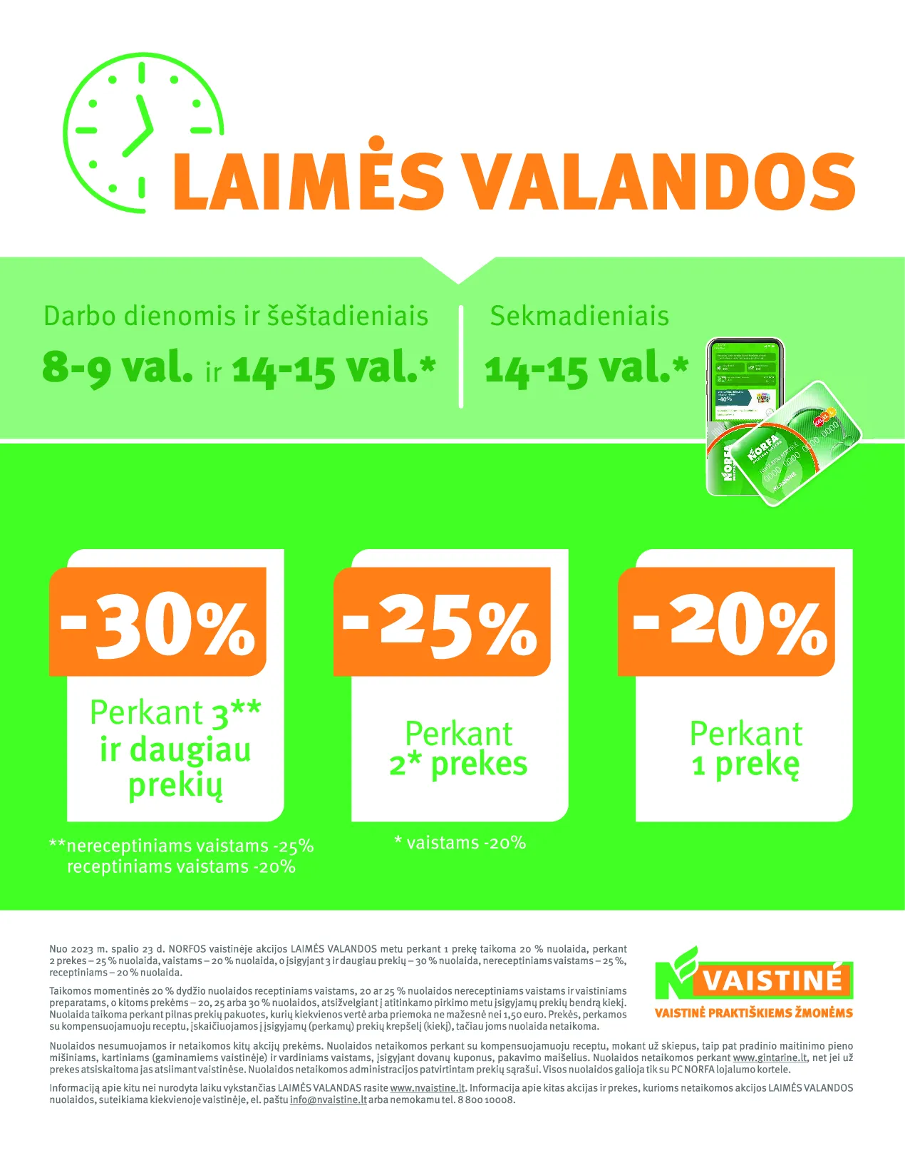 Norfa vaistinės akcijų leidinys – 13 psl.