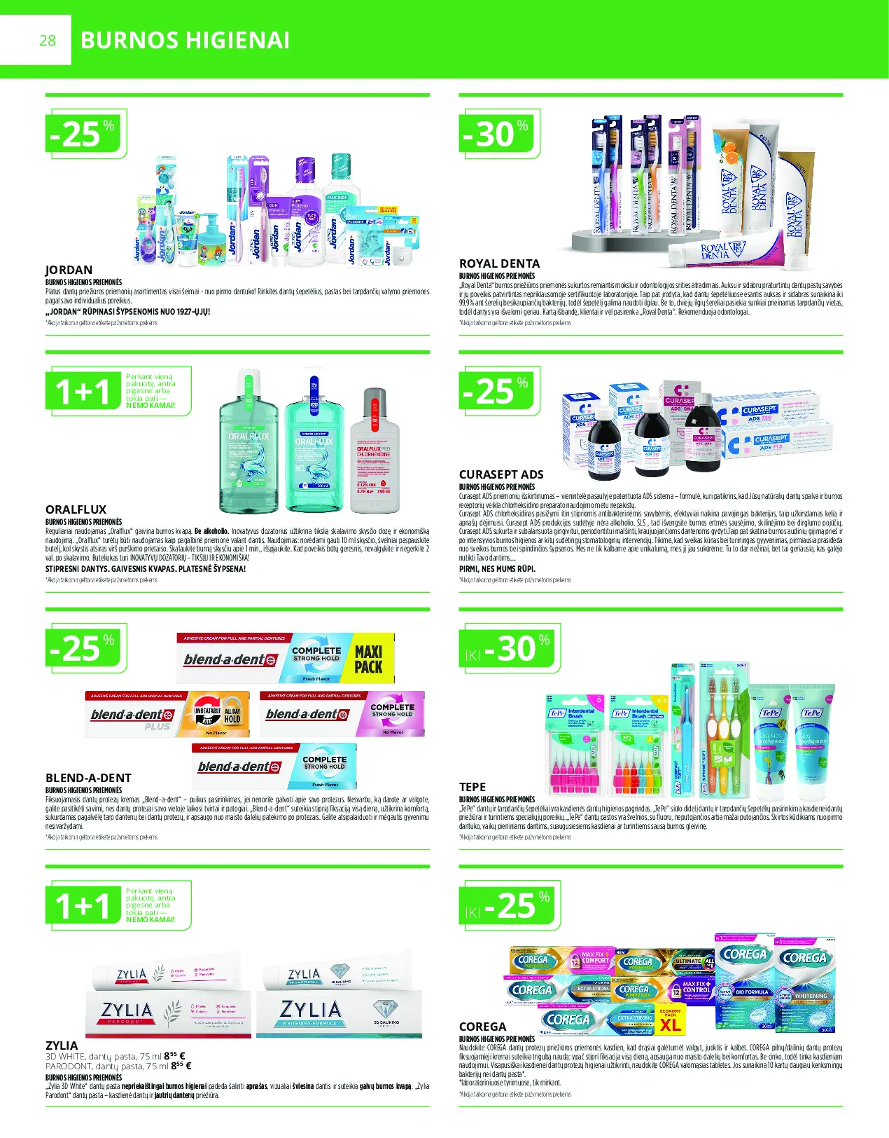 Norfa vaistinės akcijų leidinys – 28 psl.