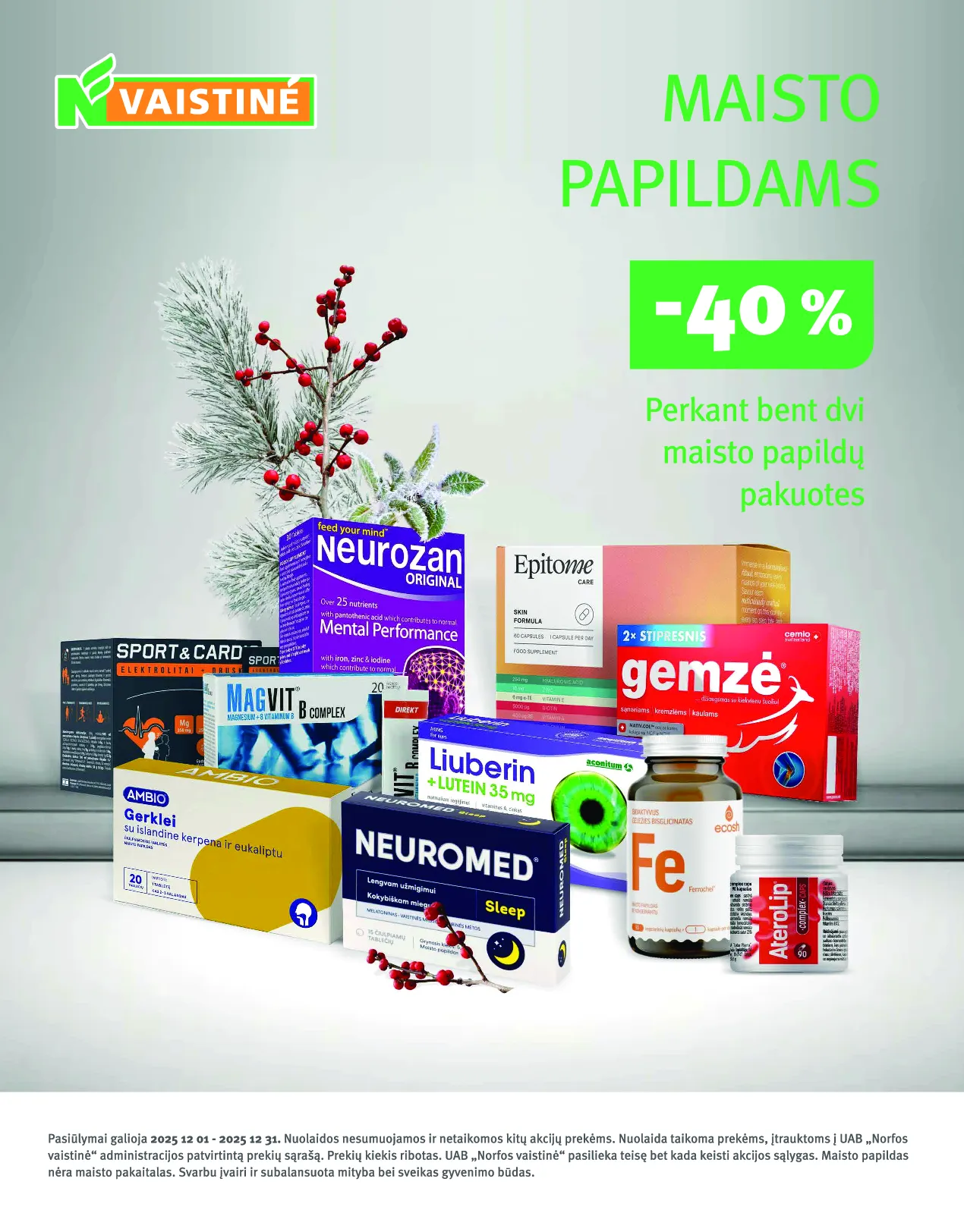 Norfa vaistinės akcijų leidinys – 32 psl.