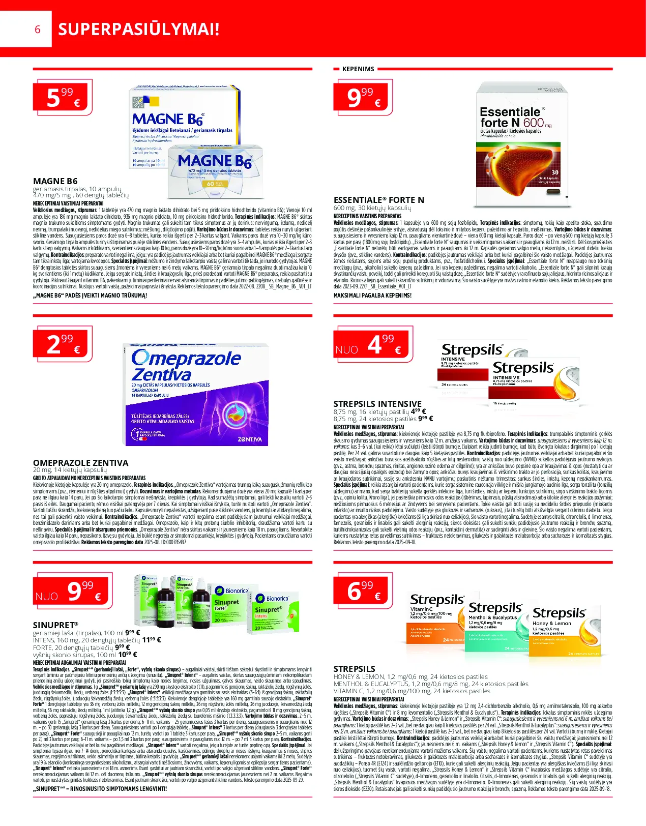 Norfa vaistinės akcijų leidinys – 6 psl.