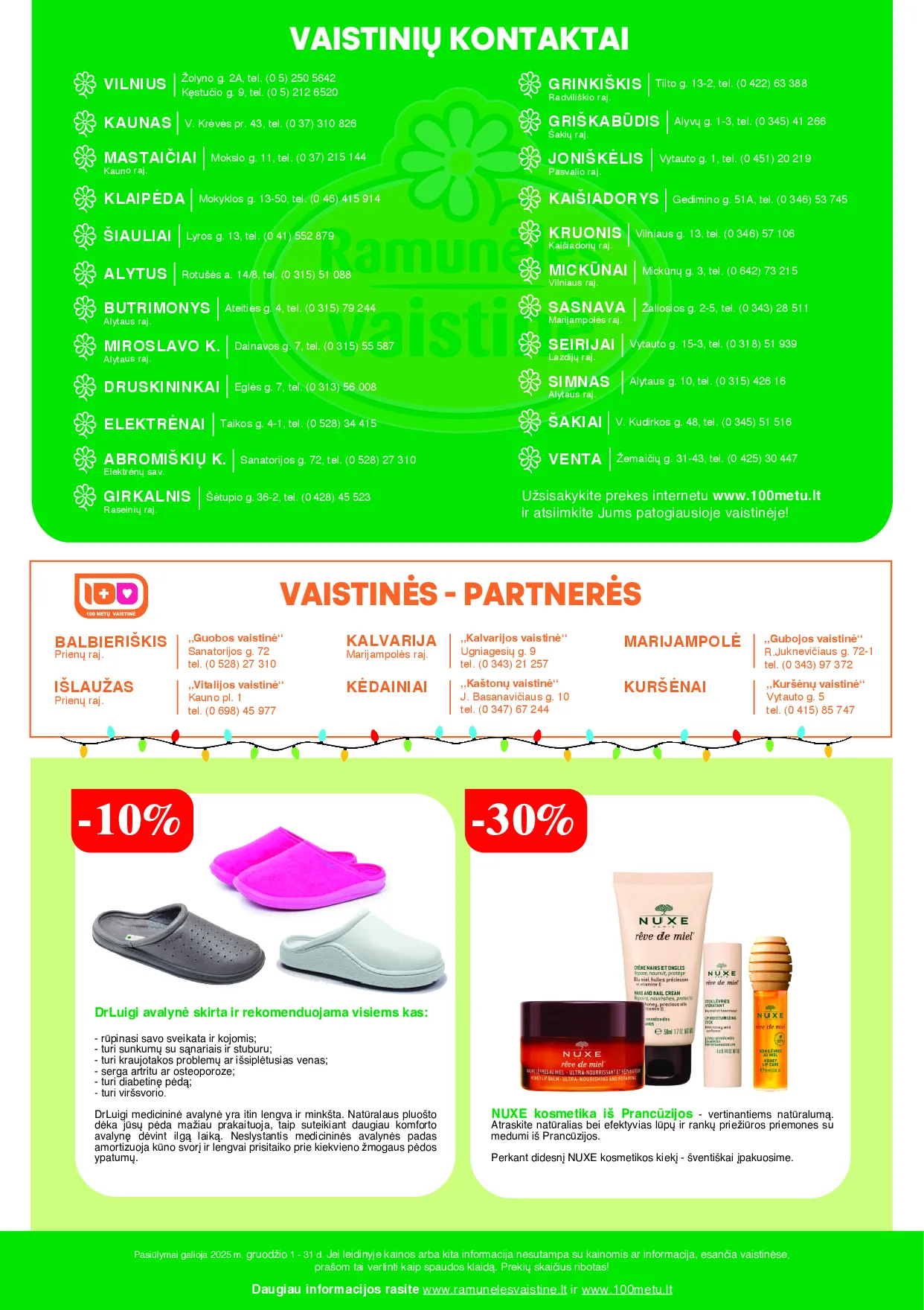 Ramunėlės vaistinės akcijų leidinys – 8 psl.