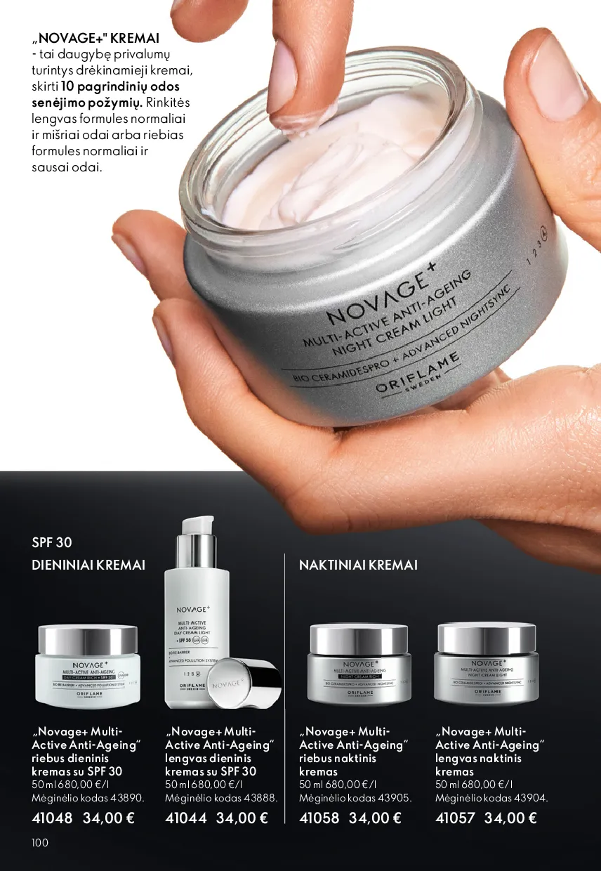 Oriflame akcijų katalogas – 100 psl.