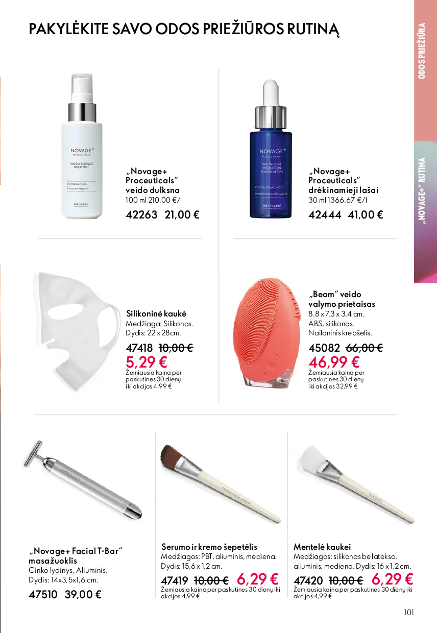 Oriflame akcijų katalogas – 101 psl.