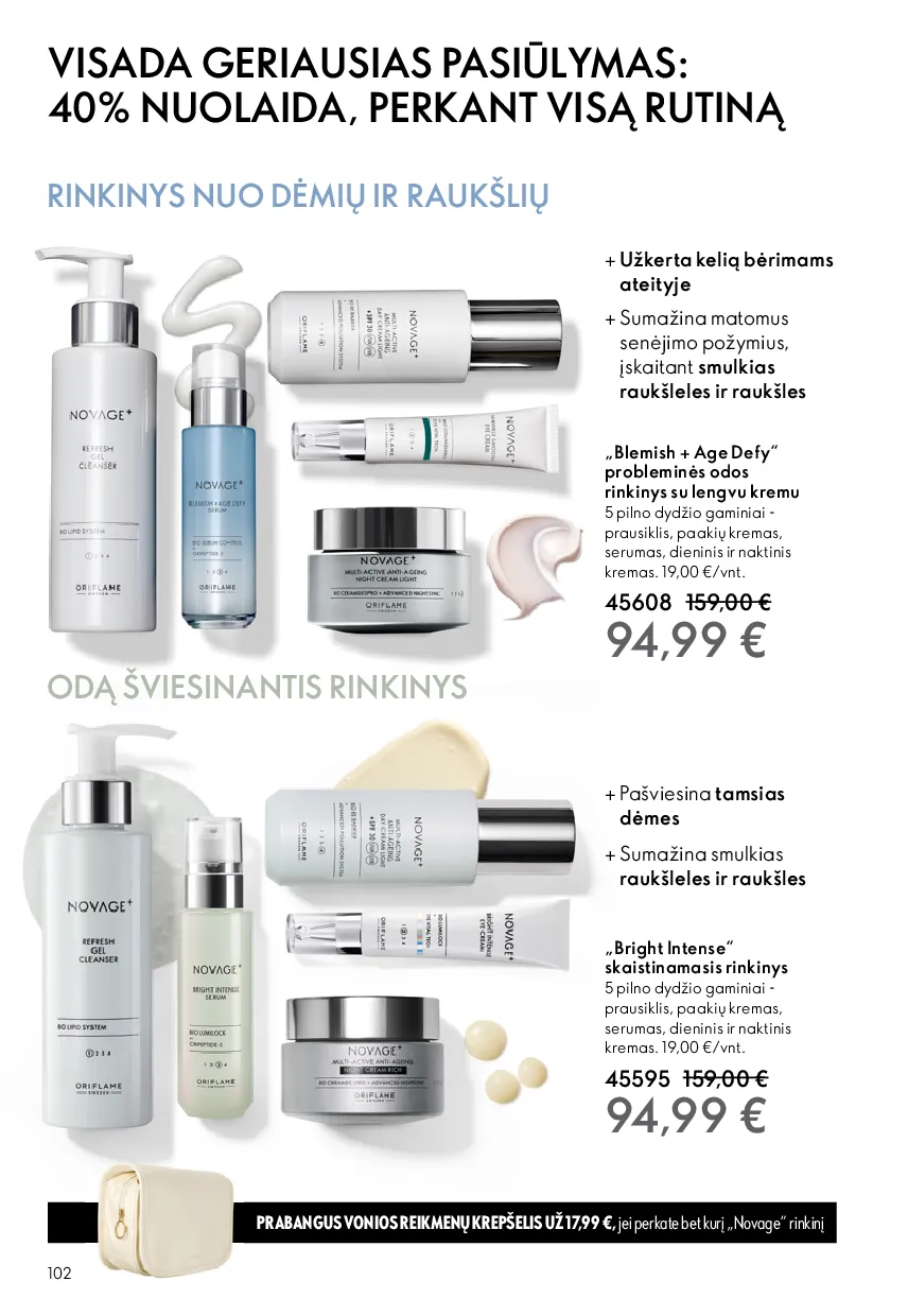 Oriflame akcijų katalogas – 102 psl.