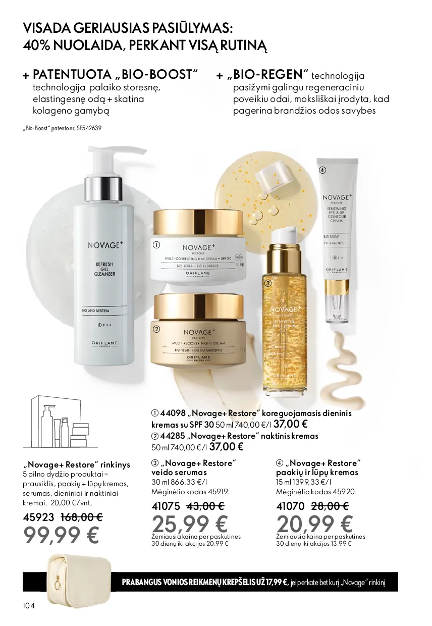 Oriflame akcijų katalogas – 104 psl.
