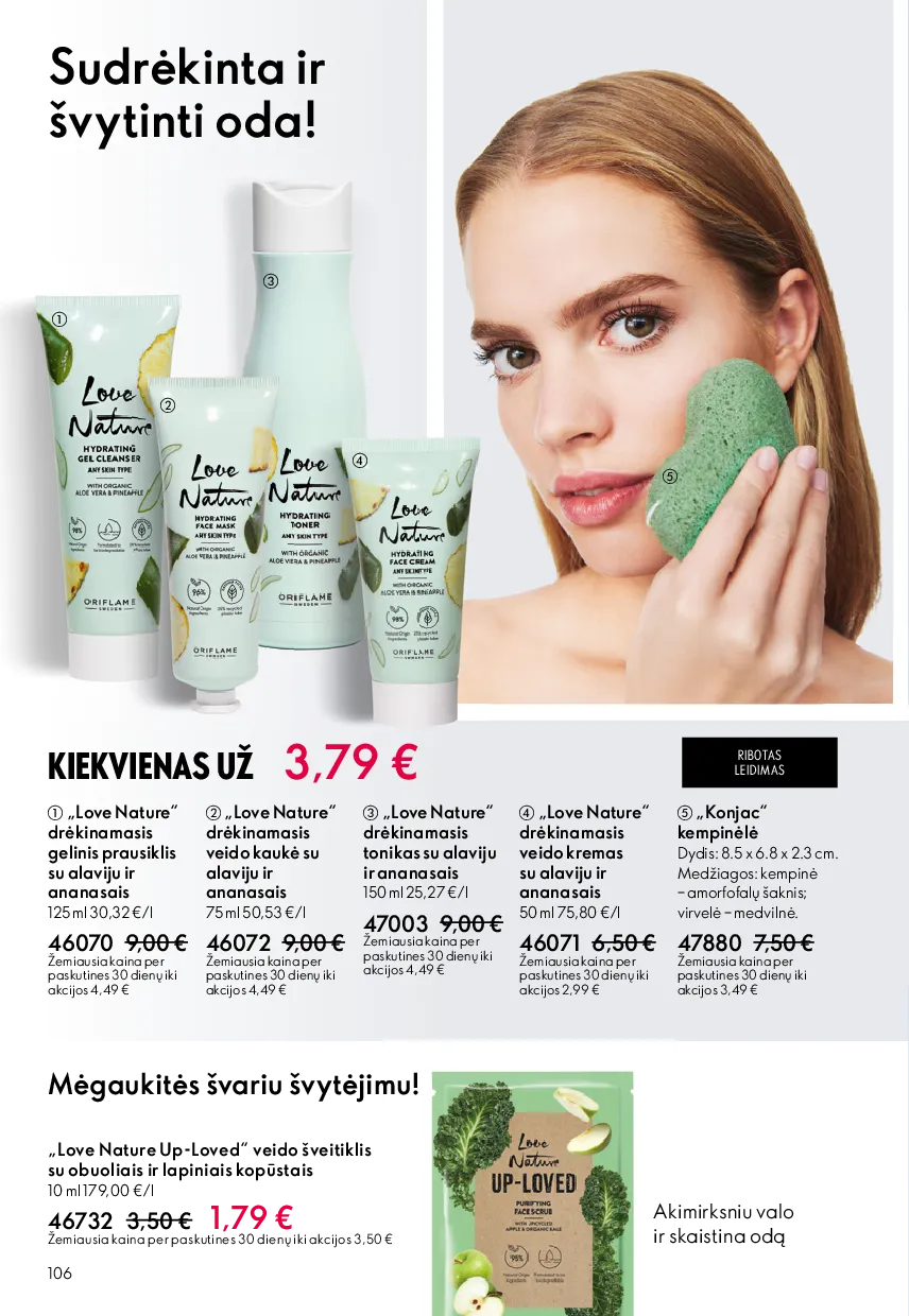 Oriflame akcijų katalogas – 106 psl.