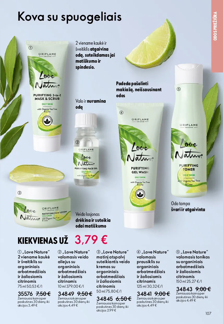 Oriflame akcijų katalogas – 107 psl.