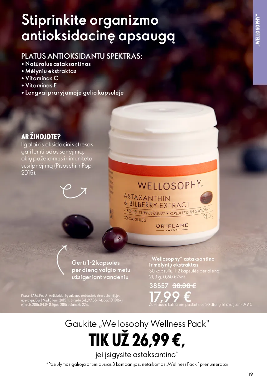 Oriflame akcijų katalogas – 119 psl.