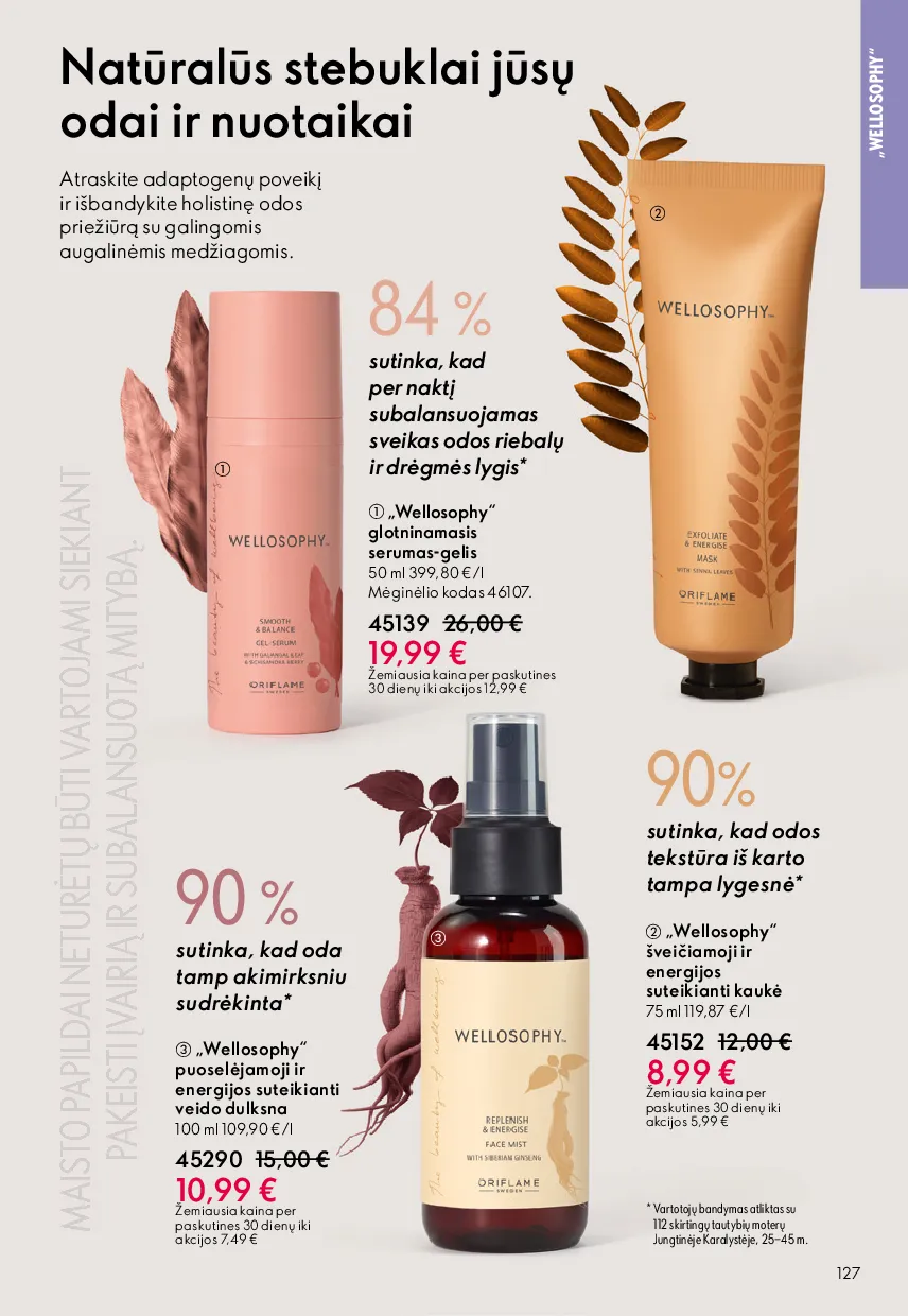 Oriflame akcijų katalogas – 127 psl.