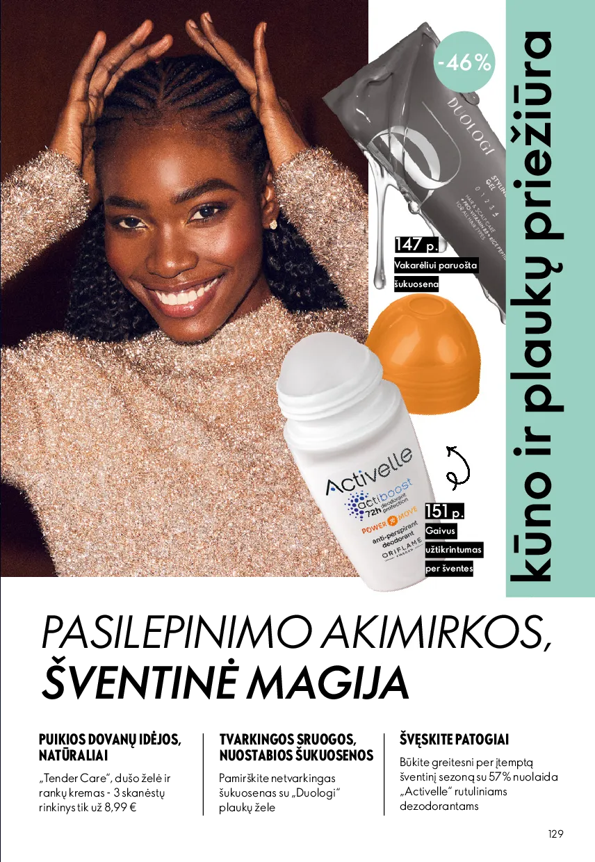 Oriflame akcijų katalogas – 129 psl.