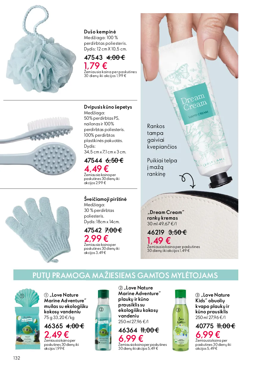 Oriflame akcijų katalogas – 132 psl.