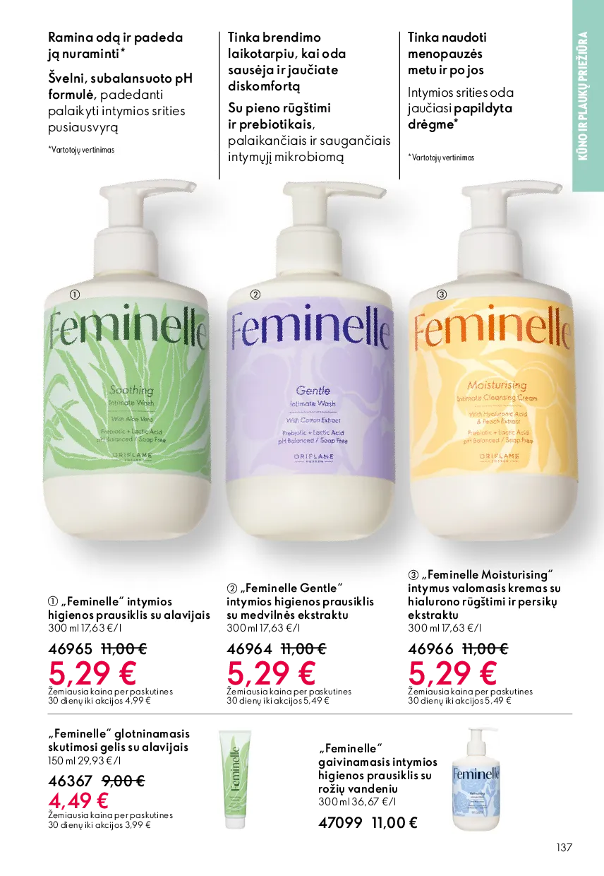 Oriflame akcijų katalogas – 137 psl.