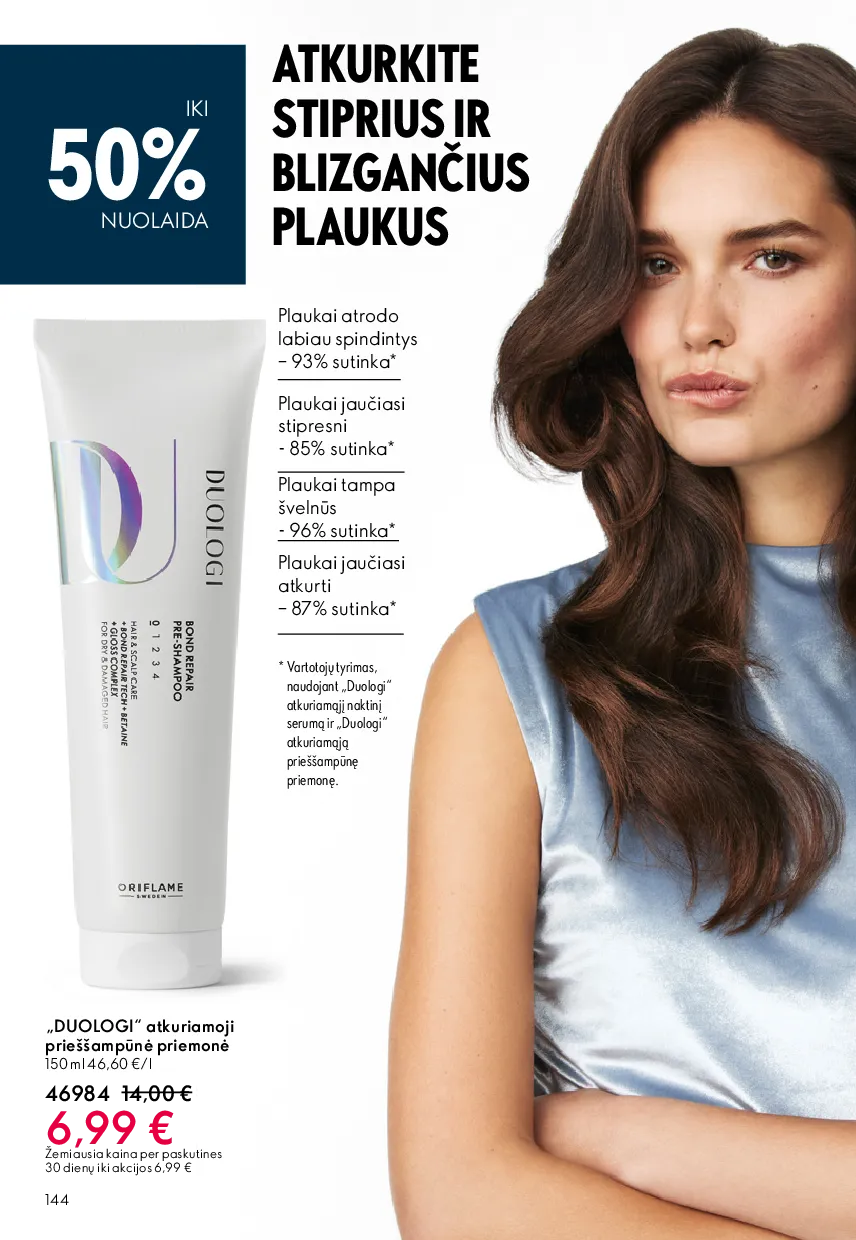 Oriflame akcijų katalogas – 144 psl.