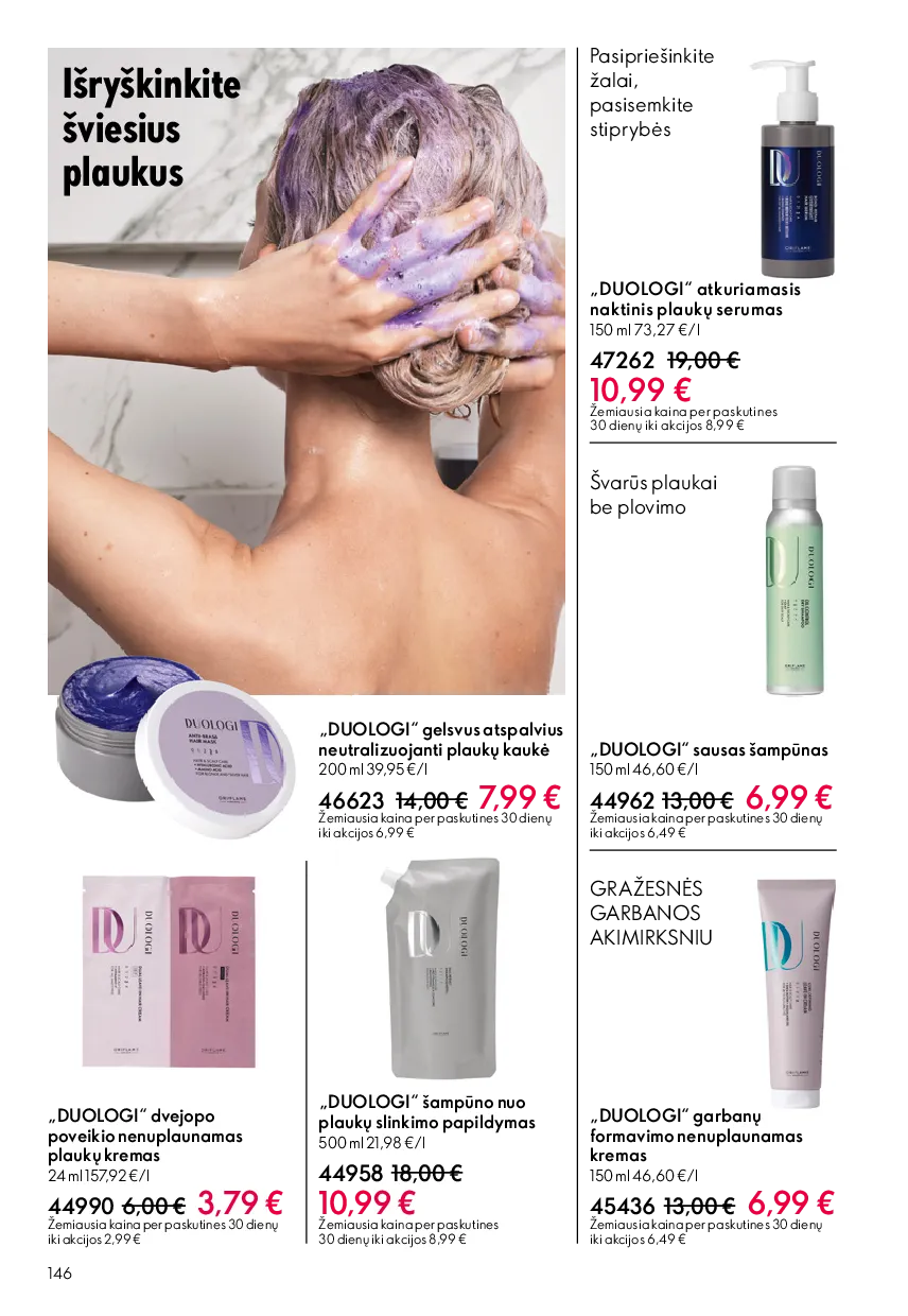 Oriflame akcijų katalogas – 146 psl.