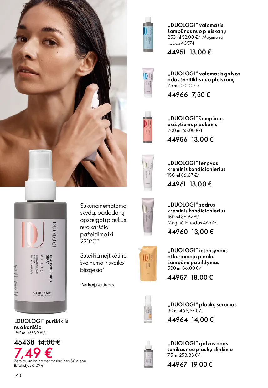 Oriflame akcijų katalogas – 148 psl.
