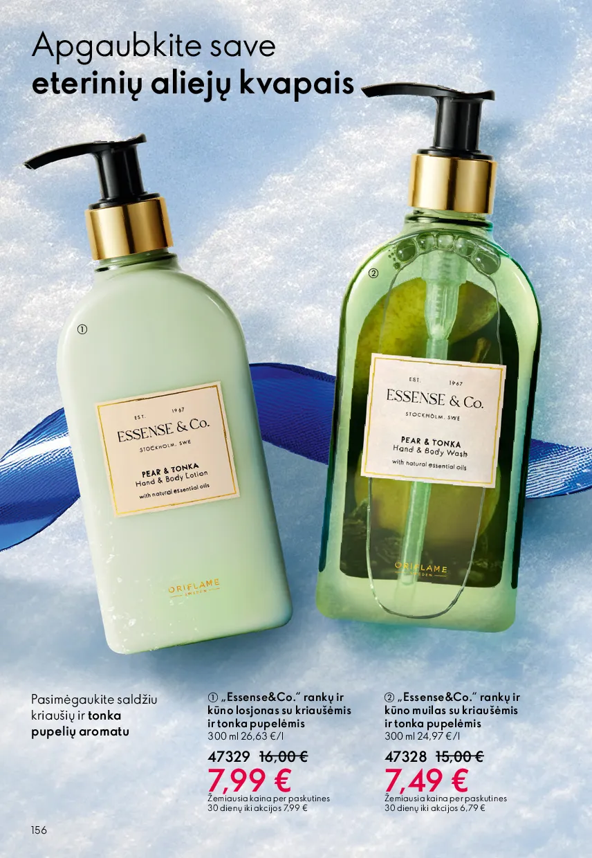 Oriflame akcijų katalogas – 156 psl.