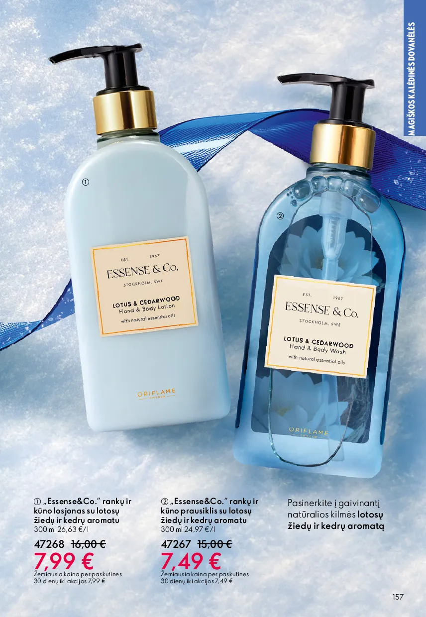 Oriflame akcijų katalogas – 157 psl.
