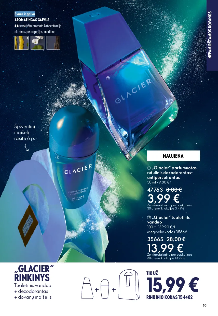 Oriflame akcijų katalogas – 19 psl.