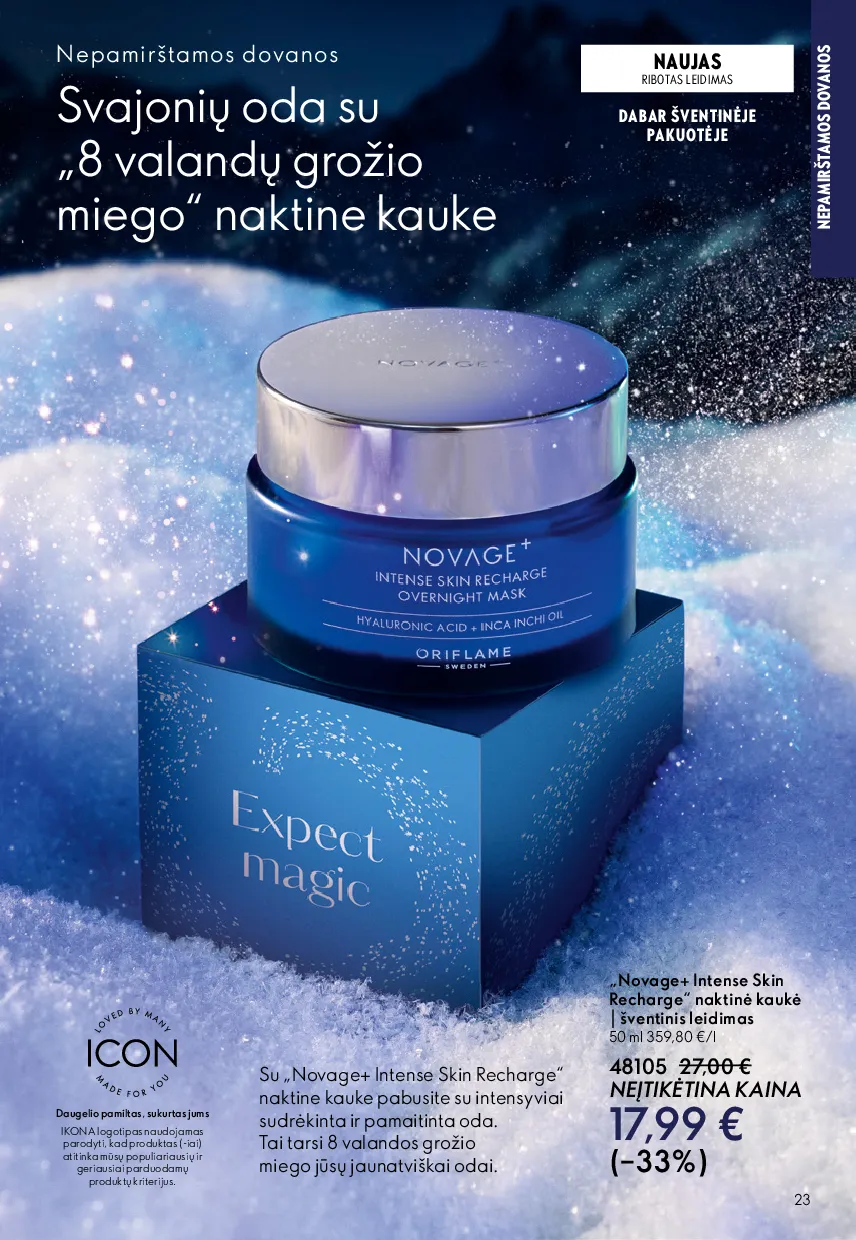 Oriflame akcijų katalogas – 23 psl.
