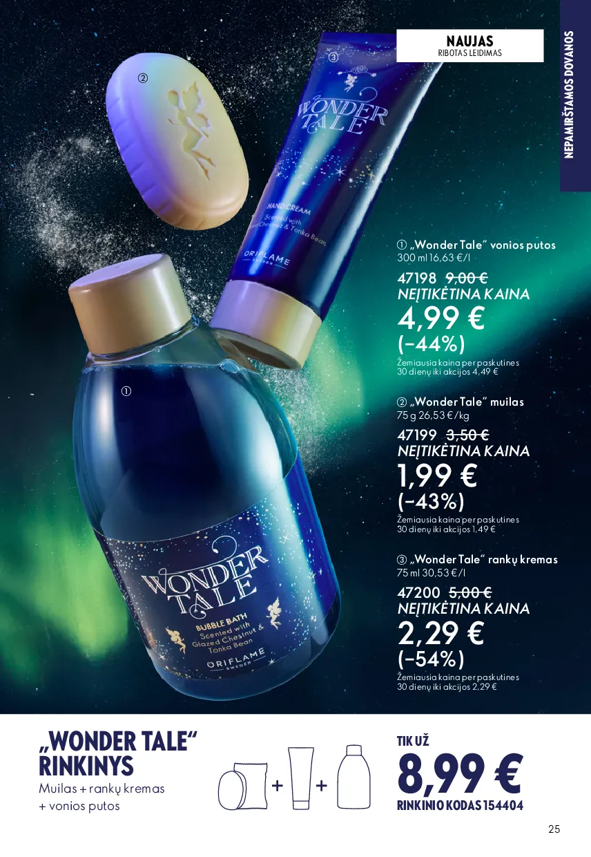 Oriflame akcijų katalogas – 25 psl.