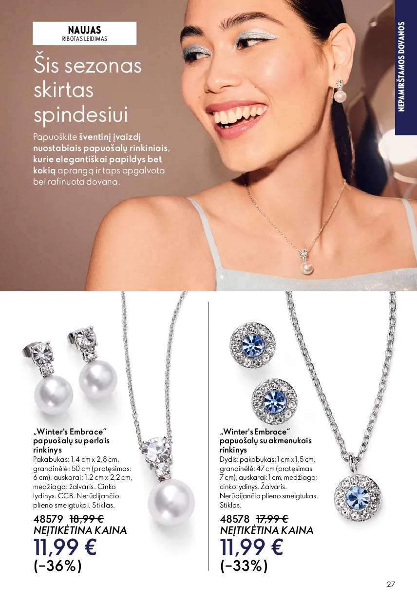 Oriflame akcijų katalogas – 27 psl.